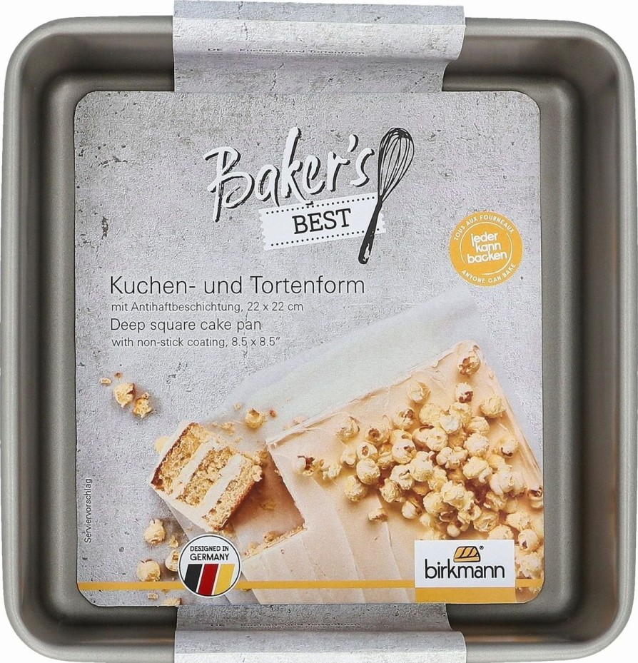 Birkmann Prodotti Da Forno | Baker'S Best - Stampo Per Brownie, 22 X 22 Cm