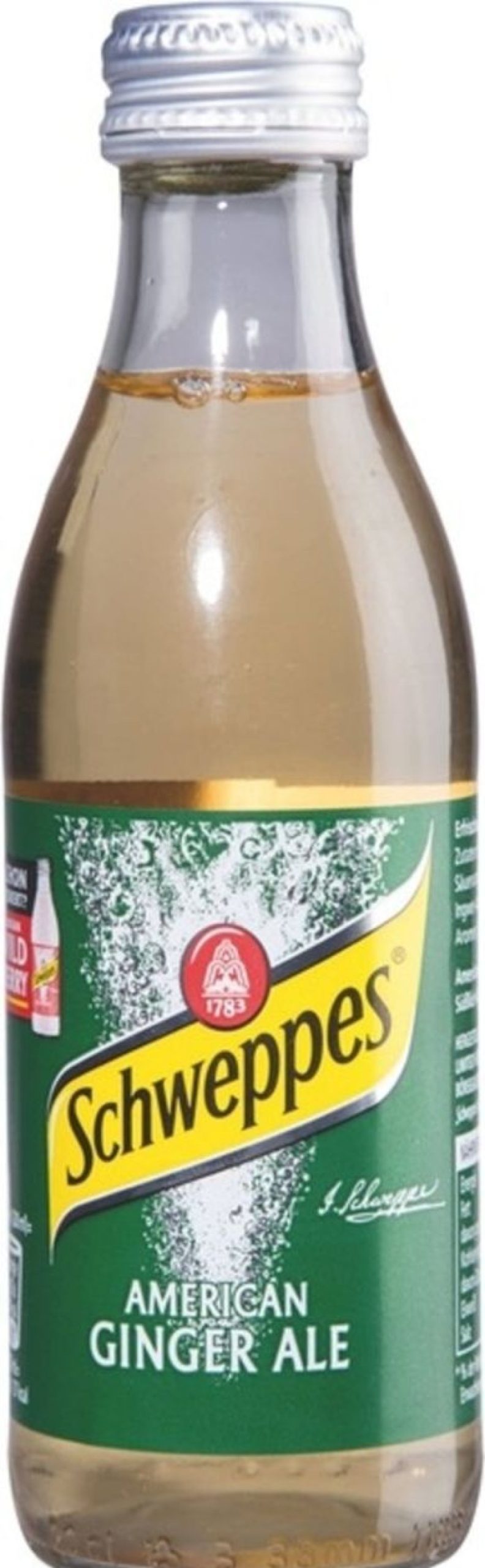Schweppes Softdrink Acqua Tonica & Co. | Ginger Ale 0,2 L, 1 Bottiglia (0,20 L)