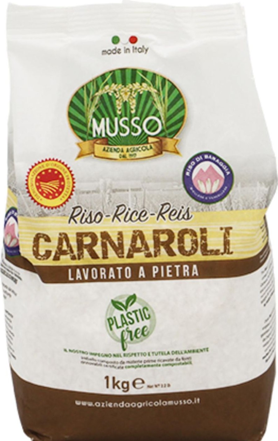 Musso Riso E Risotti | Riso Carnaroli Dop, 1 Kg