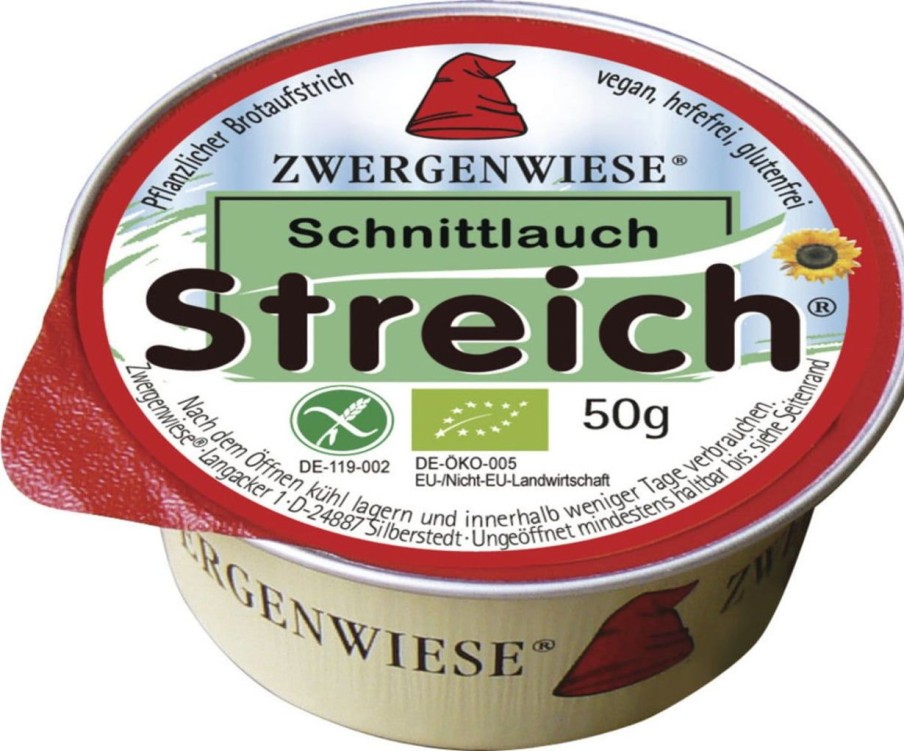 Zwergenwiese Pate E Spalmabili | Mini Spalmabile Bio - Erba Cipollina, 50 G