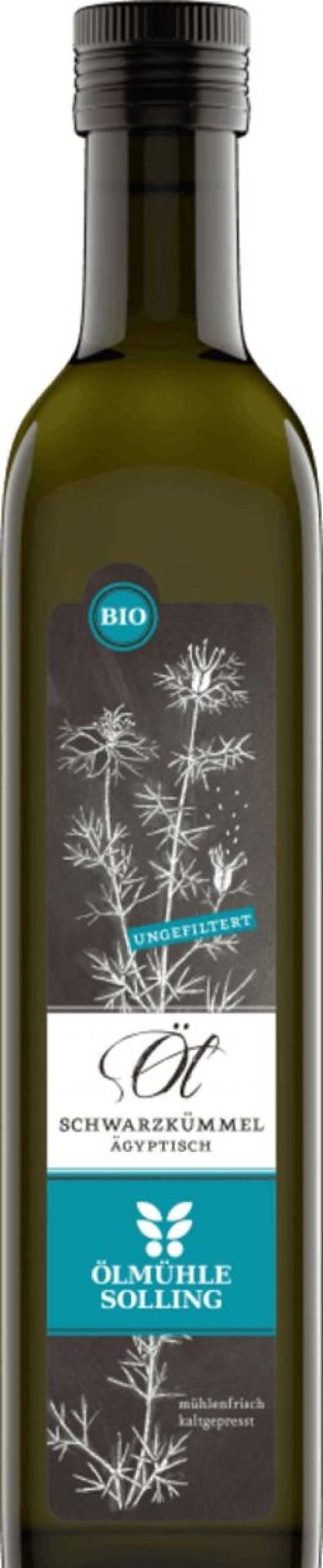 Ölmühle Solling Oli Vegetali | Olio Di Cumino Nero Vergine Bio, 500 Ml