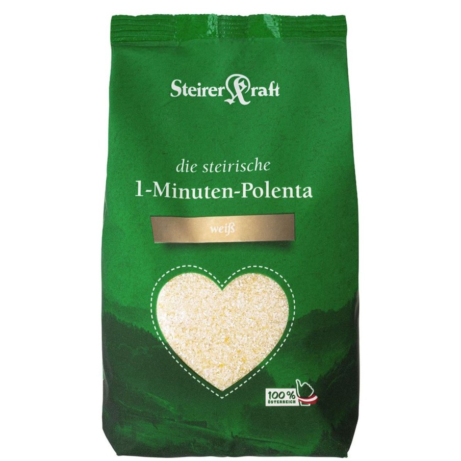 Steirerkraft Bulgur Quinoa E Altro | Polenta Stiriana Pronta In 1 Minuto - Bianca, 600 G