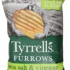 Tyrrells Patatine | Chips Furrows Sea Salt & Vinegar, 150 G