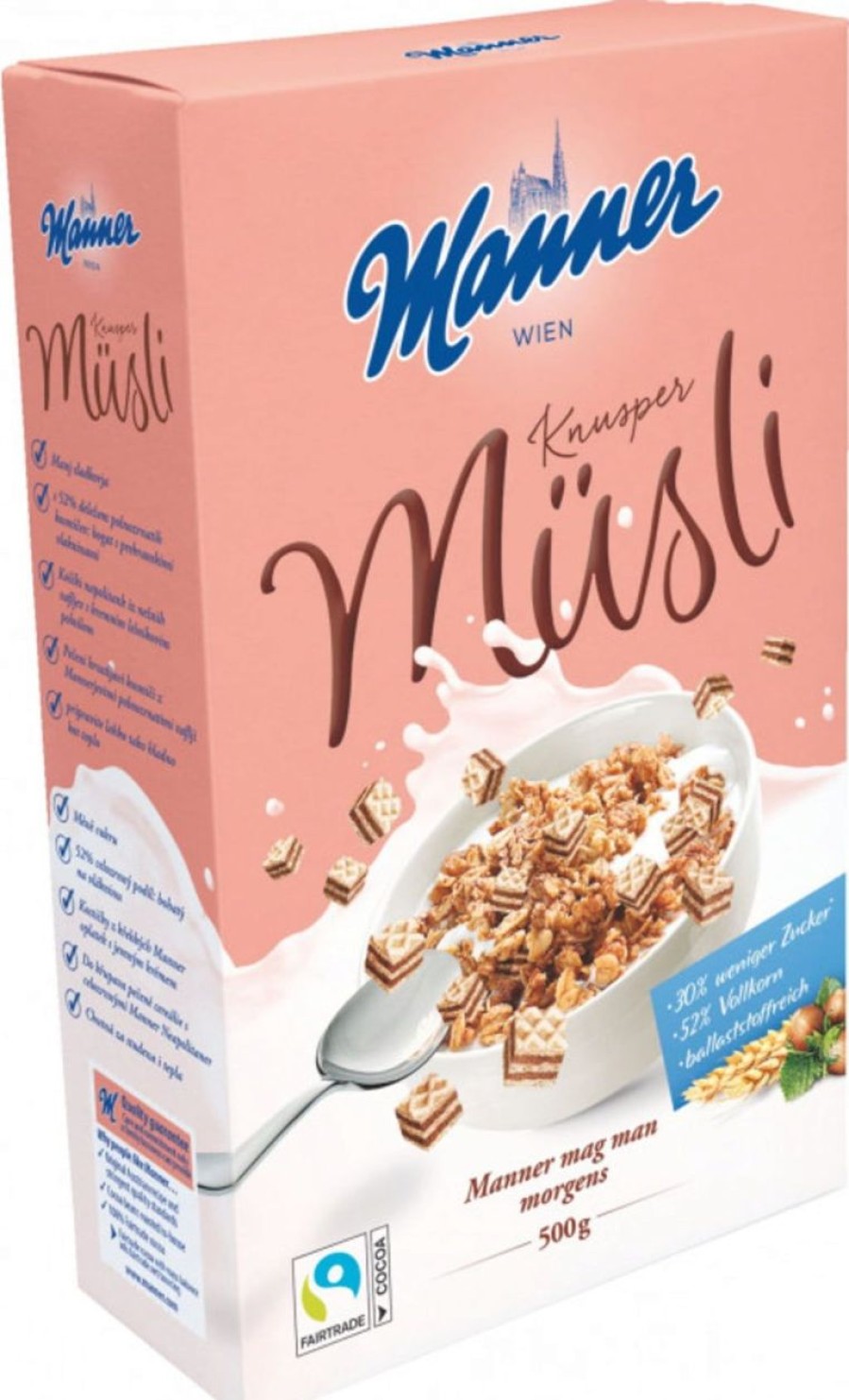 Manner Muesli E Cereali | Knusper Musli, 500 G