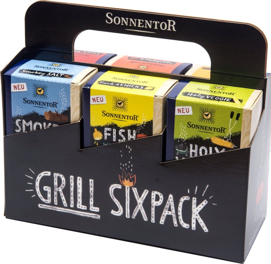 Sonnentor Set Regalo | Sixpack Bio Grill Mix