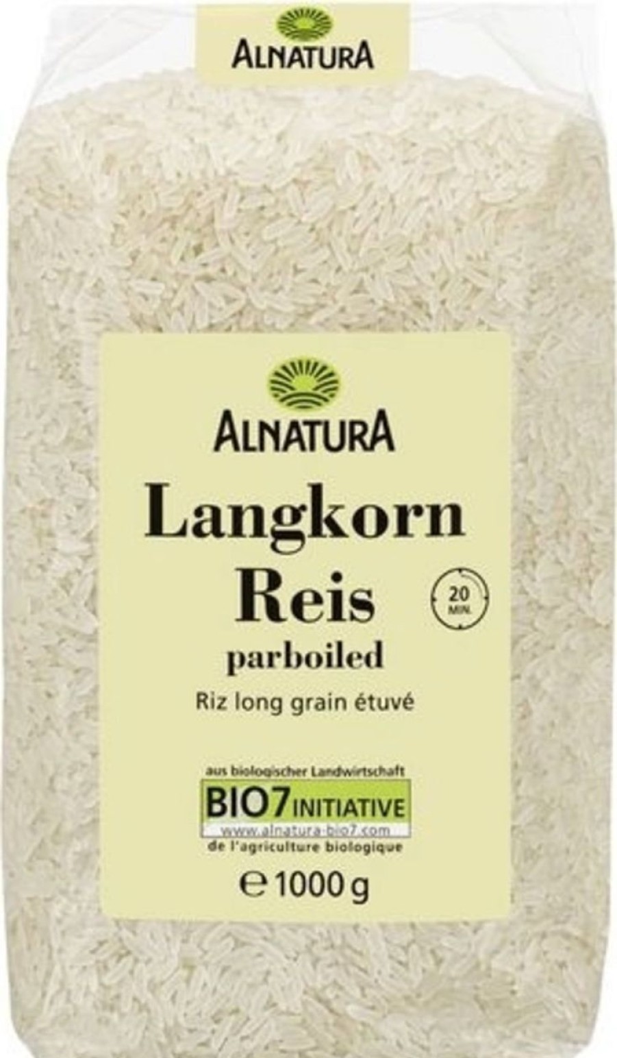 Alnatura Riso E Risotti | Riso A Grani Lunghi Bio Parboiled, 1 Kg