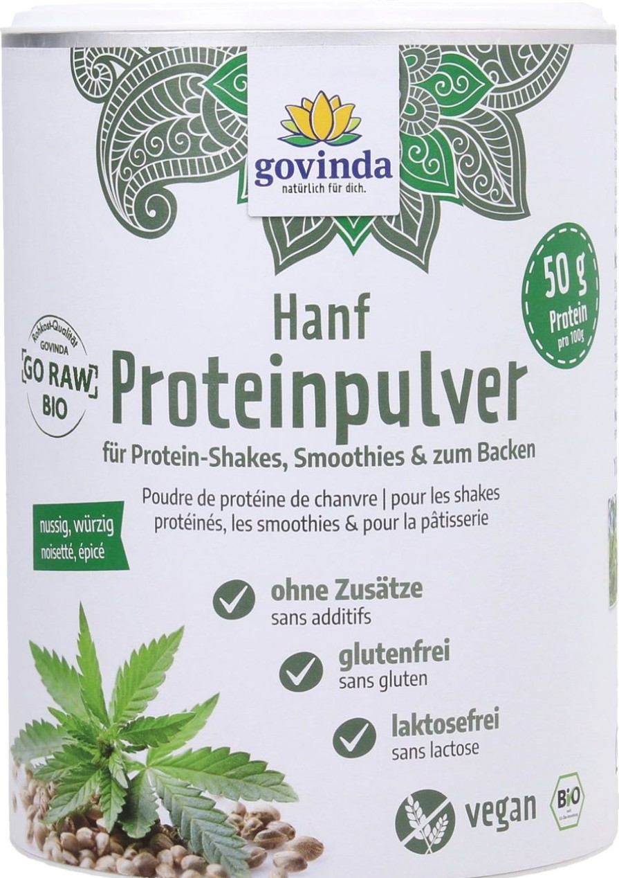 Govinda Shake Proteici | Proteine Della Canapa In Polvere Bio, 400 G