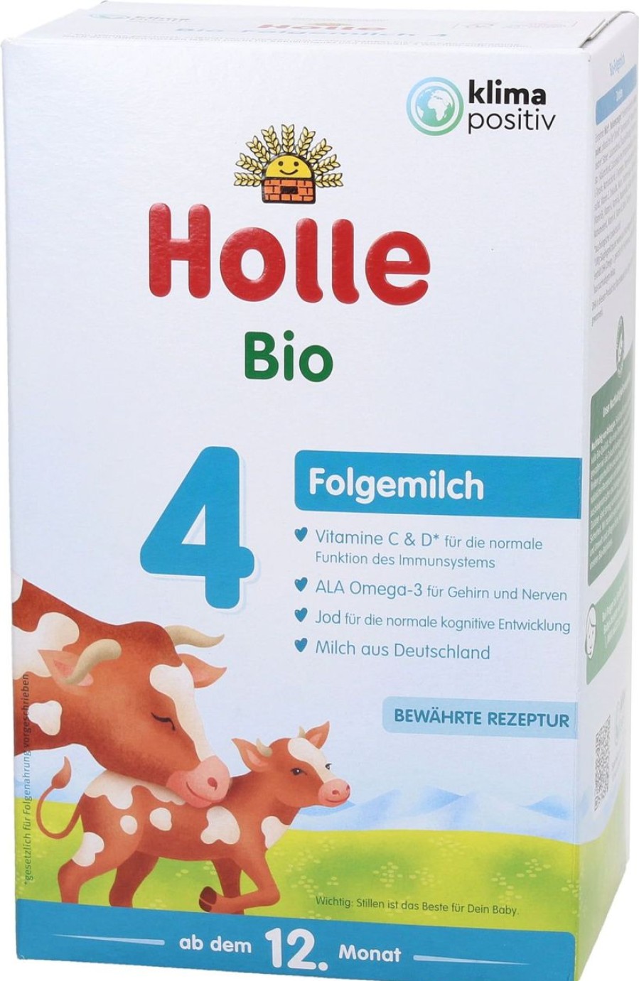 Holle Alimenti Per Bambini E Neonati | Latte Di Crescita 4 Bio, 600 G