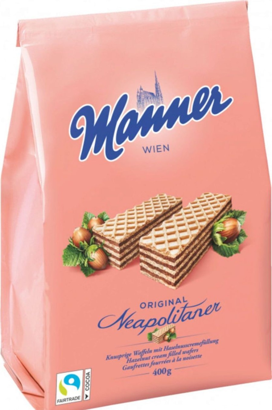 Manner Torte E Biscotti | Wafer Napolitaner, 400 G - Sacchetto